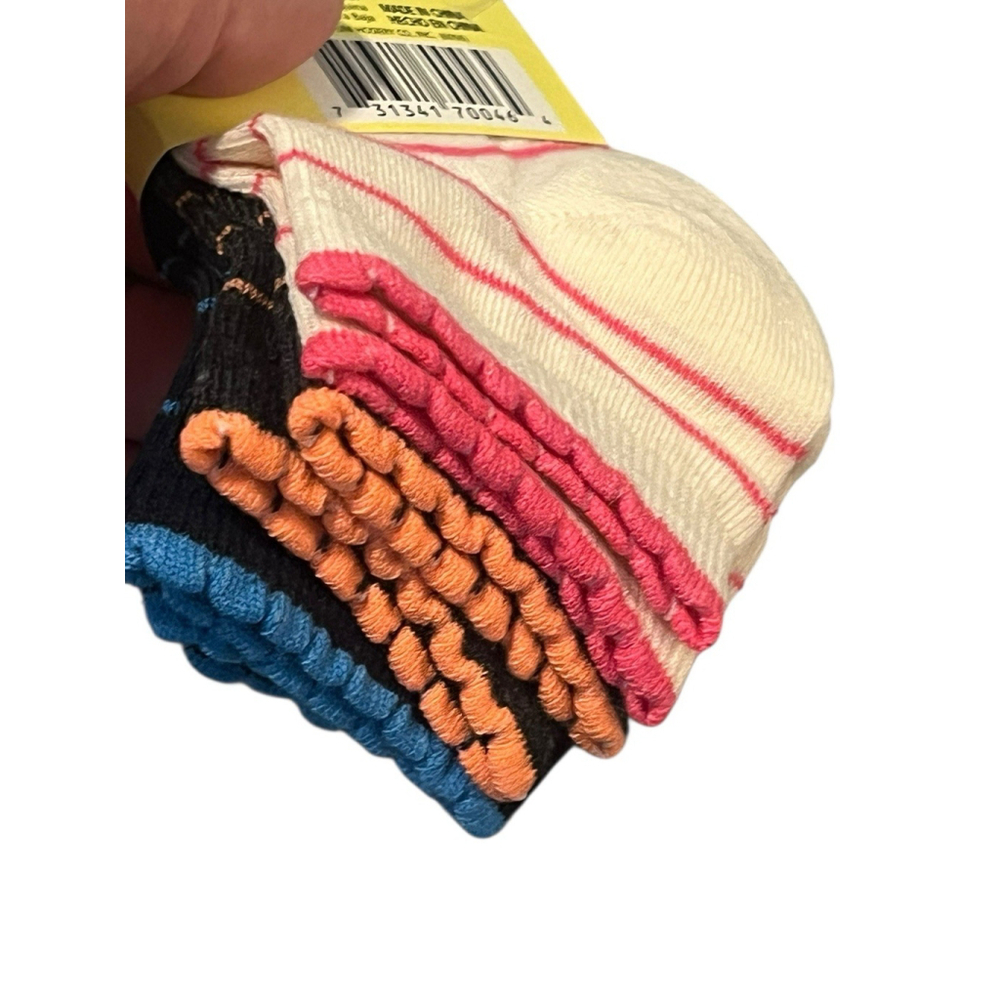 Mamia Ankle Socks 3 Pair Women's Size 6 8 Striped Multicolor - Picture 2 of 5